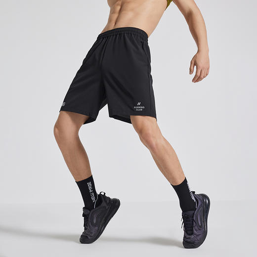 OMG运动 纯色五分短裤男夏季外穿运动裤健身透气薄款跑步宽松休闲J-FMDK2695 商品图8