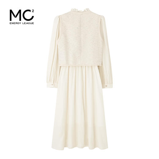 法式小香风收腰显瘦马甲套装S4232698 商品图4