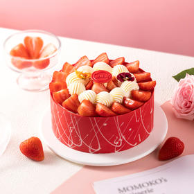 瑞丽之梦--梅子马蹄慕斯青提草莓混合果味生日蛋糕【法式风情 果味清甜】