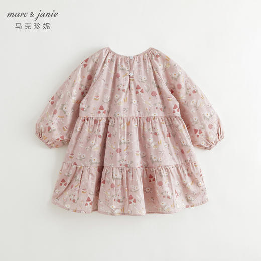 【商场同款】马克珍妮女童法式满地碎花连衣裙儿童裙子秋装241101 商品图2