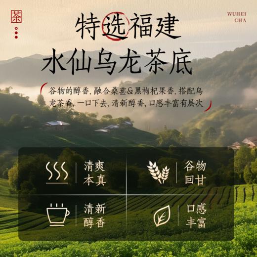 【五重黑料 以黑养黑 细火慢熬】黑枸杞桑葚五黑茶 商品图2