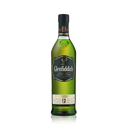 格兰菲迪12年单一麦芽威士忌 苏格兰威士忌700ml 商品图2