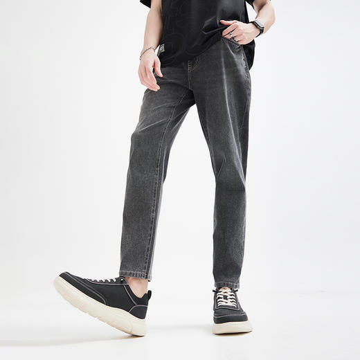 【新品上新】HX 水洗牛仔九分裤S210420079101 商品图3