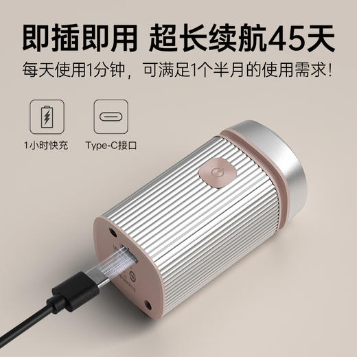 【男人的第二张面子】邻鹿SS116电动剃须刀 TypeC充电 旅行便携式水洗剃须刀 商品图3