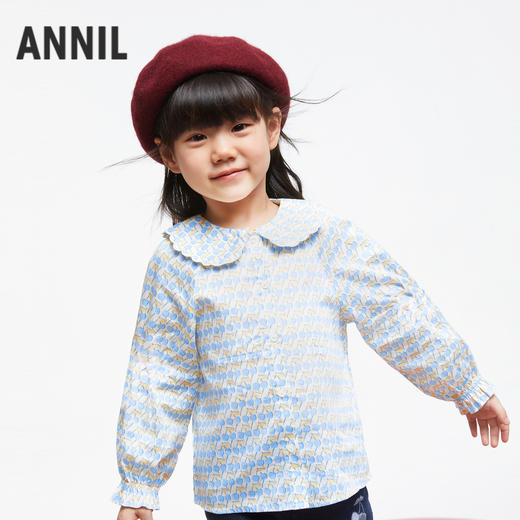 女童花版全棉衬衣新款安奈儿童装实体店同款XG431729 商品图2