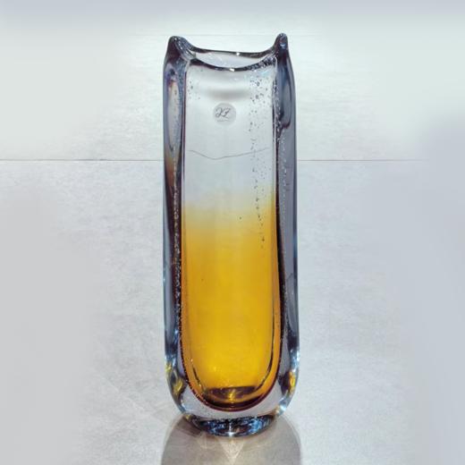 晶尊水晶-元宝花瓶41cm（琥珀色） 商品图0