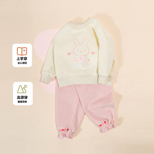 贝贝怡女童卫衣套装ZB3DT072 商品图6