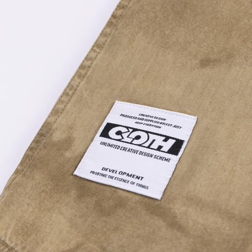 【新品上新】HX 夏季水洗牛仔翻领短袖衬衫S103422223101 商品图5