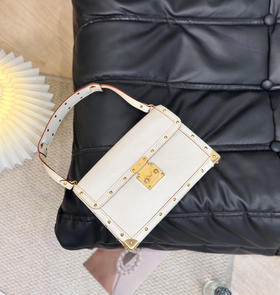 Lv 苏哈里 小号 白金 山羊皮 单肩 腋下包