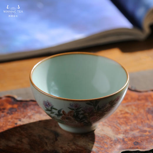 问鼎汝瓷鼎峰系列束罗杯（兔子） 商品图1