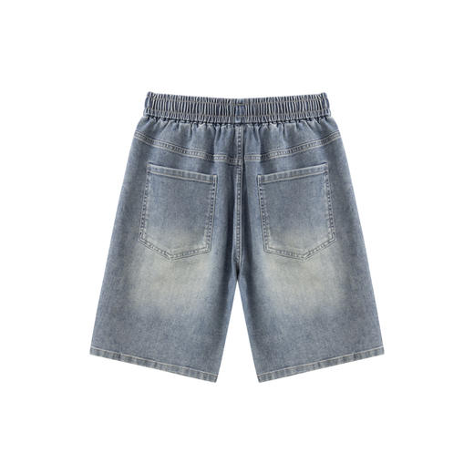 【断码清仓】HX 夏季水洗牛仔五分裤C207420008101短裤 商品图1