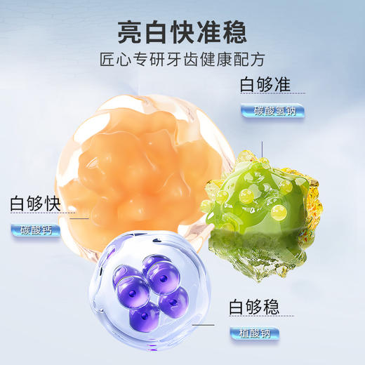 【3支装】氨基酸小苏打炫亮牙膏、美白袪渍牙膏、清新口气、口腔清洁牙膏、120g/支、粤国牙膏网备字2024703954-2 商品图1