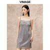 VIMAGE纬漫纪时尚露背时尚洋气吊带修身显瘦礼服连衣裙秋新款V2277805 商品缩略图4