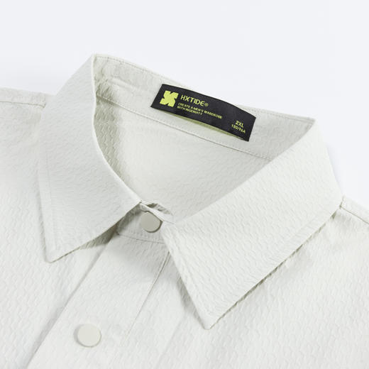 【秒杀专属】HX 春夏季翻领短袖衬衫Z001420010101 商品图2