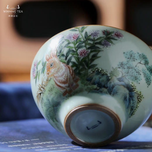 问鼎汝瓷鼎峰系列束罗杯（兔子） 商品图3