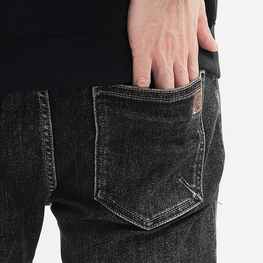 【新品上新】HX 春秋季水洗修身牛仔长裤Y201430010101 商品图11