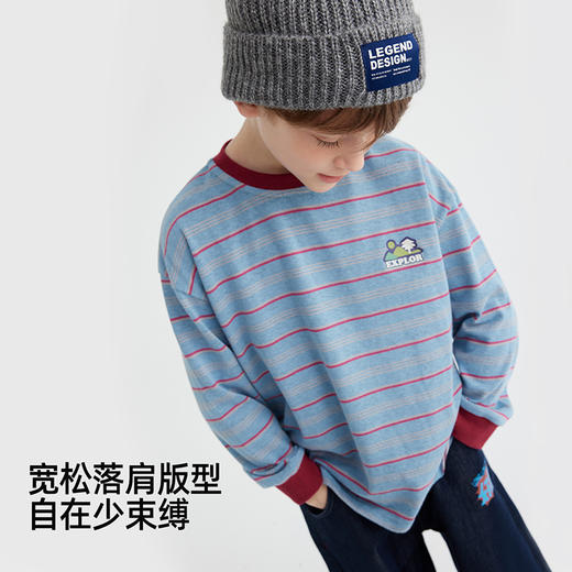 fx-儿童山系小彩条休闲T恤 PQTX2415 商品图3