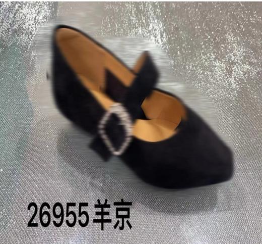 【门店同款】ENJOY秋季尖头侧边带钻小跟鞋 158795915 商品图0
