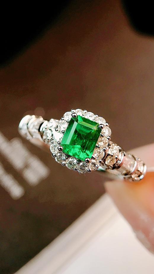 0.45ct 祖母绿戒指 商品图2