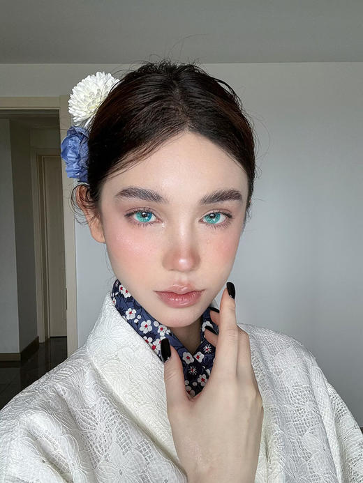 Woolilens旗下 COS片 | 蓝海冰钻&碎梦歌姬&极乐伊甸 | 14.2mm白狮参考着色中等直径  日抛 商品图14