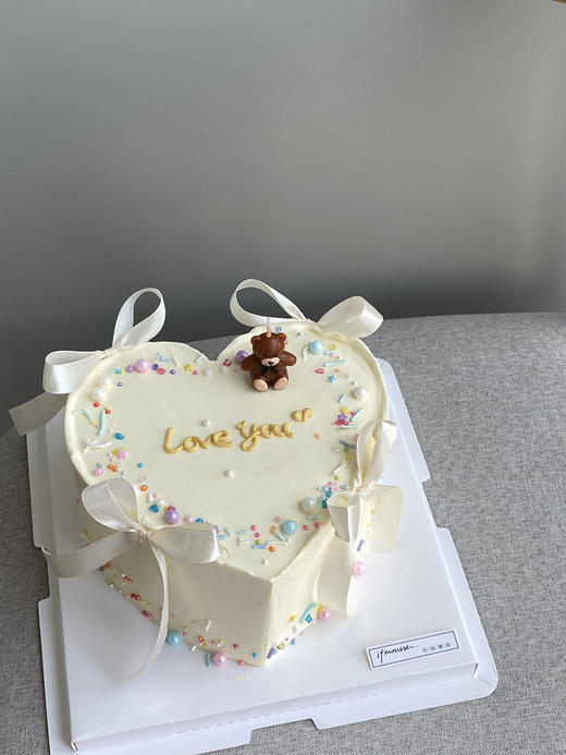 「七夕特别款」简约小爱心 糖果淡装需自己撒一下 不然容易晕色 商品图0