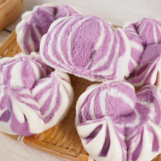 十成紫薯开花馒头480g*3袋 商品图2