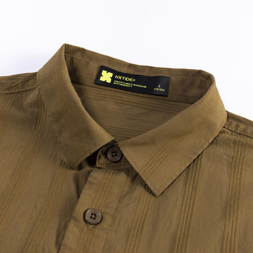 【新品上新】HX 夏季翻领中袖衬衫S103422198101 商品图2