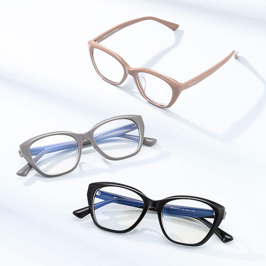 普莱斯光学镜框PBG24031A 猫眼时尚黑框 修颜显瘦 优质板材 男女同款 三色可选 商品图8