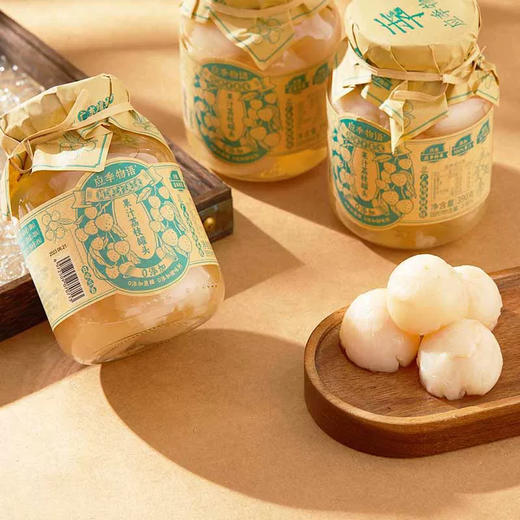 应季物语鲜荔枝糖水罐头268g 商品图0