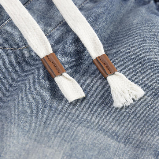 【断码清仓】HX 夏季水洗牛仔五分裤C207420008101短裤 商品图5