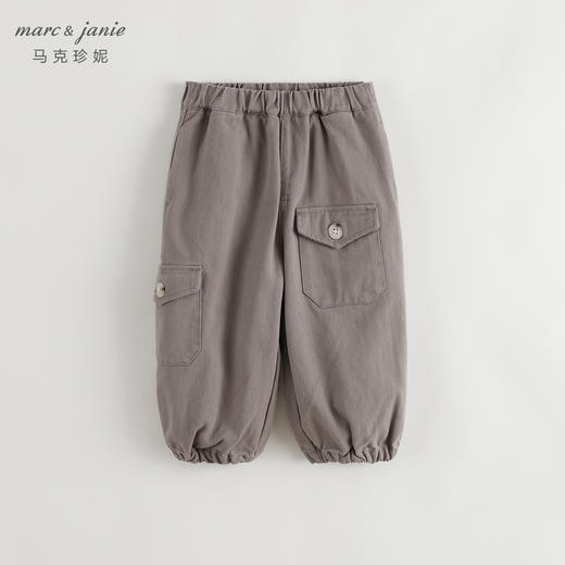 【商场同款】马克珍妮女童个性口袋束脚休闲裤儿童裤子秋装241367 商品图4