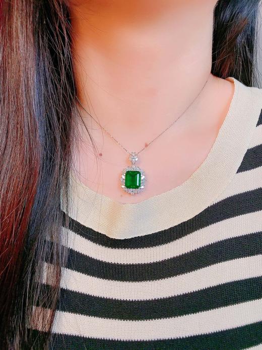 7.49ct 祖母绿吊坠 商品图6