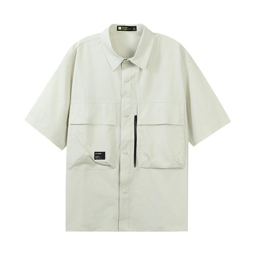 【秒杀专属】HX 春夏季翻领短袖衬衫Z001420010101 商品图0