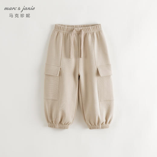 [空气层]马克珍妮男童工装大口袋运动休闲裤儿童束脚裤秋装241221 商品图2