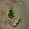 龢盒原创 辣绿翡翠葫芦满钻吊坠 商品缩略图0