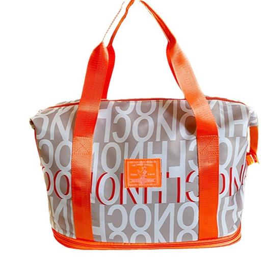 【瑜伽健身收纳行李袋，干湿分离设计，轻便短途旅行必备】手提大容量瑜伽健身干湿分离收纳行李袋 新款轻便短途旅行包袋 多层分隔设计，整齐收纳，不挤压，一袋搞定所有物品-QQ 商品图4