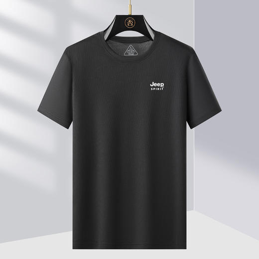 【2件起拍，单件不发货】吉普/JEEP SPIRIT JP-XRB2409款夏季新款特种网格布料速干T恤 商品图0