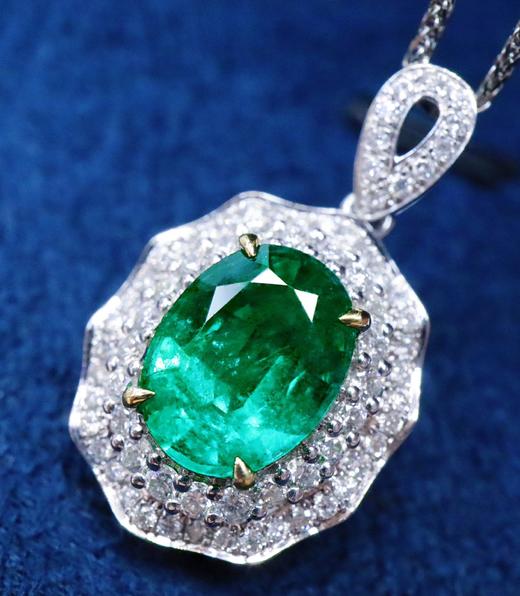 1.59ct 祖母绿吊坠 商品图0