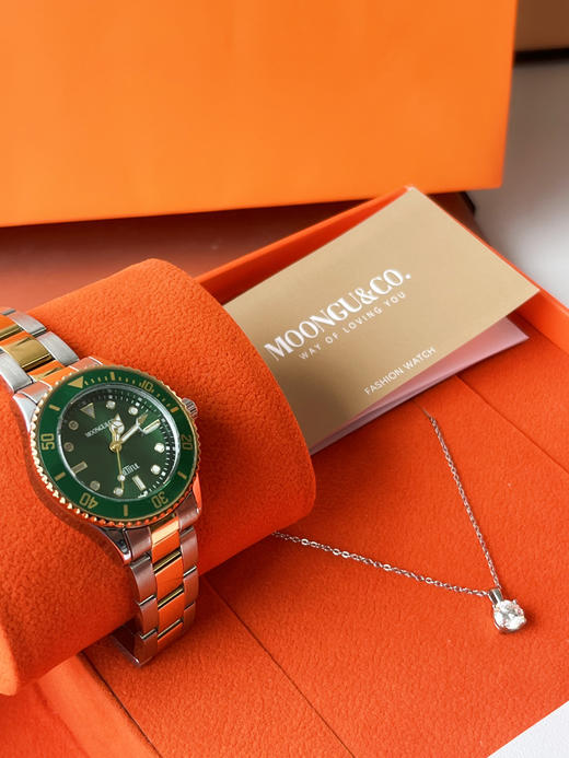 📣【MOONGU&CO法国梦古腕表】✅进口机芯，走时精准🔥✅深度防水✅高清表镜🤘 商品图1