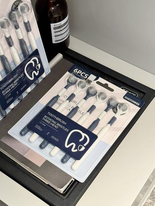 山姆同款三面牙刷❗️刷1次顶10次❗️山姆同款在售59.9元6支，‌开团💰49.9元12支【‬chocoikes 渍齿净护龈三面刷】⁫ 商品图12