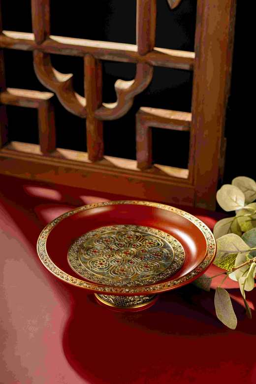 铜彩掐丝花瓶（8寸） 商品图9