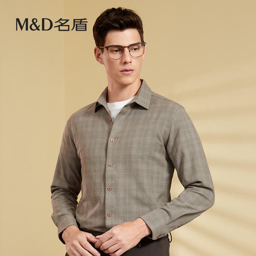 【名盾】梭织长袖衬衫MWCB31581A 商品图1