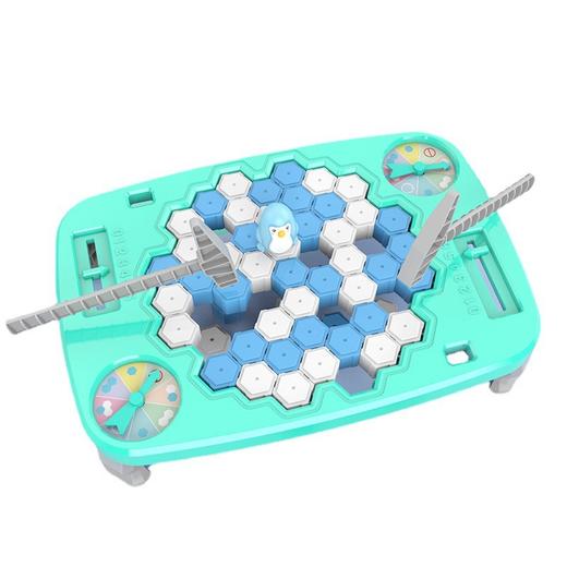 【拯救企鹅敲冰块 趣味互动 游戏道具】拯救企鹅破冰玩具 益智敲冰块智力积木 儿童动脑桌面亲子小游戏互动 孩子用敲敲棒敲打冰块 玩耍过程中还能锻炼孩子手腕转动能力-QQ 商品图4