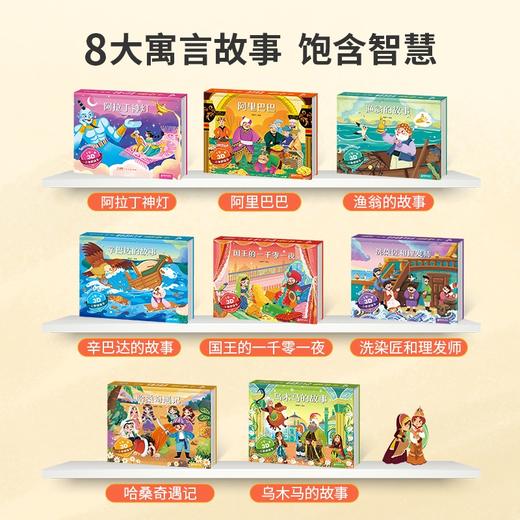 【非点读】格林童话+安徒生童话+一千零一夜+中国神话故事+中国经典故事+成语故事+西游记3D立体剧场书（共56册） 商品图4