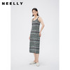 NEELLY纳俪商场同款秋修身针织吊带连衣裙女时髦无袖中长款连衣裙 商品缩略图0