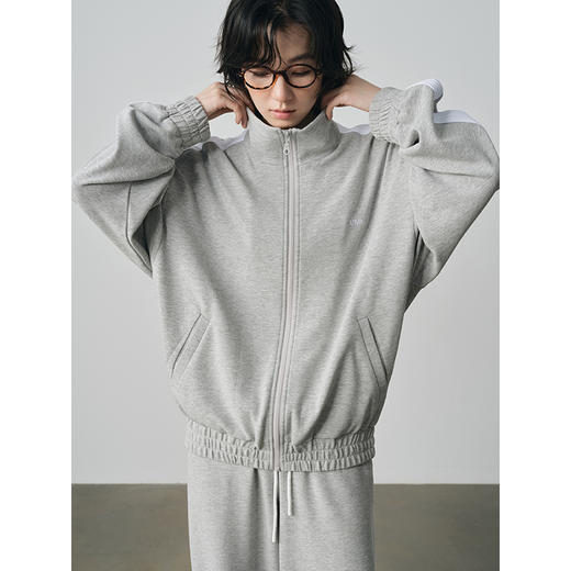 UMILAB【彼岸】松弛活力 优可丝人棉混纺藏肉休闲卫衣裤套装E201W 商品图3