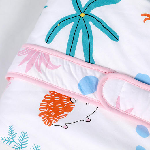 贝彤针织棉双胆抱被粉色/蓝色100*100cm 商品图5