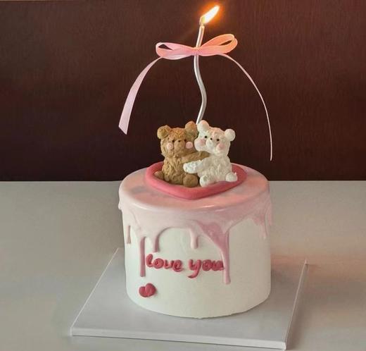 七夕抱抱熊蛋糕 商品图0