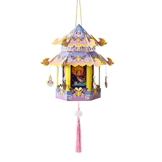 【灯笼祝福，手作圆满】灯笼里有五颜六色的错位花纹，童趣与古风相见；亲手制作，带你重温传统文化；陪伴儿童度过别样中秋佳节；傍晚亮起来，为你点亮幸福！ 商品图4