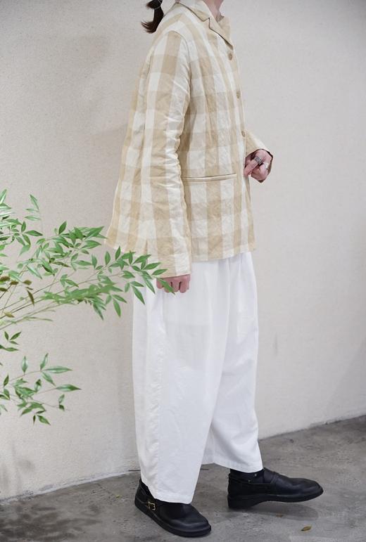 (5折) apuntob 直筒剪裁格纹西装外套 商品图1